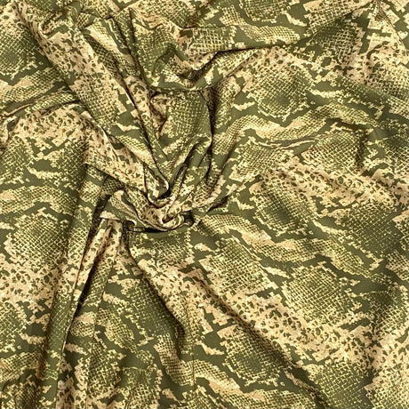 Pound A Metre 3 Metres 3 Metre Luxurious Soft Viscose Jersey - 60"-  (Snake)