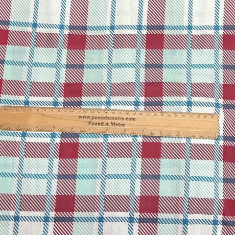Pound A Metre 3 Metres 3 Metre Luxurious Soft Viscose Jersey - 60"-  (Squares)