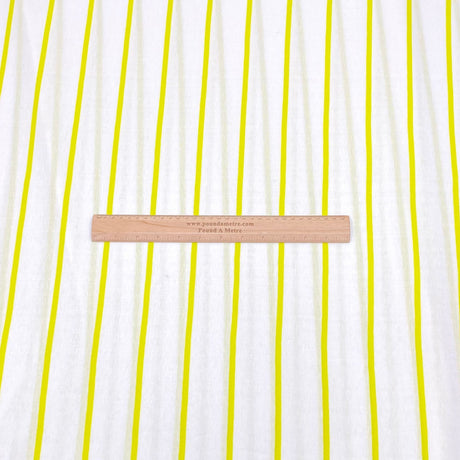 Pound A Metre 3 Metre Luxurious Striped Soft Viscose Jersey - 55" - (Jasmine) (Autumn Sale)