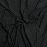 Pound A Metre 3 Metre Luxurious Super Soft Plain Jersey - 55"-  (Black)