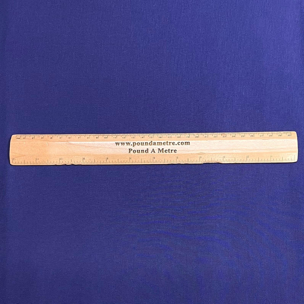 Pound A Metre 3 Metre Luxurious Super Soft Plain Jersey - 55"-  (Blue)