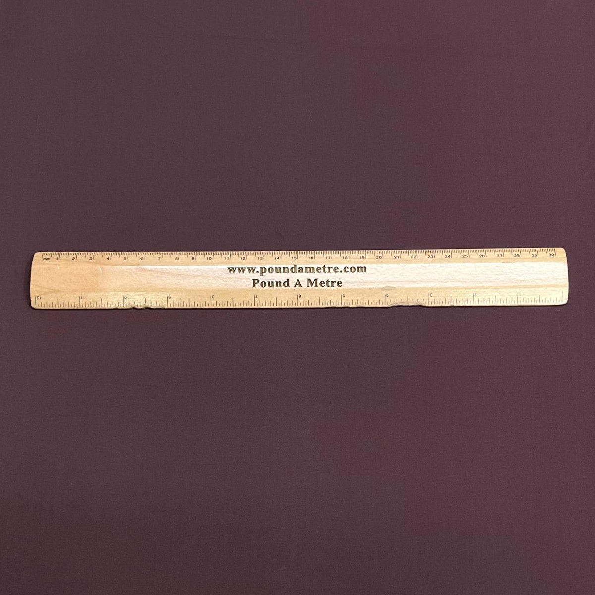 Pound A Metre 3 Metre Luxurious Super Soft Plain Jersey - 55"-  (Maroon)