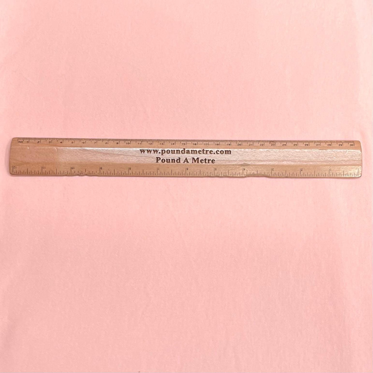 Pound A Metre 3 Metre Luxurious Super Soft Plain Jersey - 55"-  (Peach)