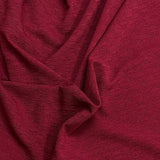 Pound A Metre 3 Metre Luxurious Textured Plain Jersey – 55" Wide (Maroon)