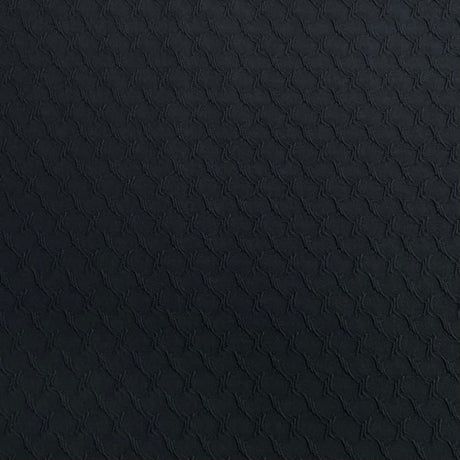 Pound A Metre 3 Metre Luxurious Winter Dobby Jersey - 60"-  (Black)