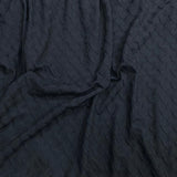 Pound A Metre 3 Metre Luxurious Winter Dobby Jersey - 60"-  (Black)