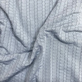 Pound A Metre 3 Metre Luxurious Winter Dobby Jersey - 60"-  (Grey) (EOL)