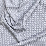 Pound A Metre 3 Metre Luxurious Winter Dobby Jersey - 60"-  (Grey)