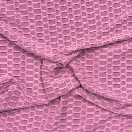 Pound A Metre 3 Metre Luxurious Winter Dobby Jersey - 60"-  (Mauve)