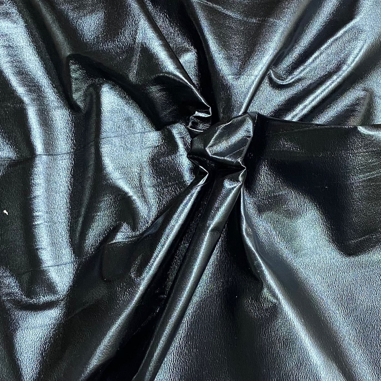 Pound A Metre 3 Metre 3 Metre None-Stretch Leather Look 55" Wide  (Black)
