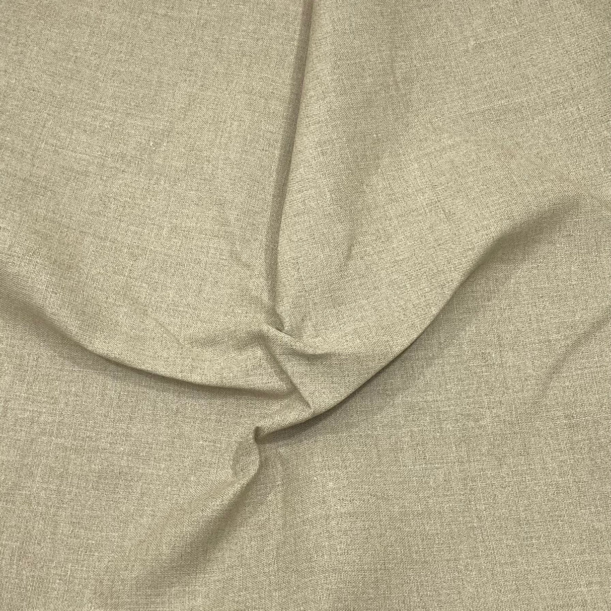 Pound A Metre 3 Metre 3 Metre Premium Furnishing Linen Heavy Fabric- 60" Wide  (Dark Cream)