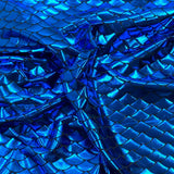 Pound A Metre 3 Metre 3 Metre Premium Mermaid Lycra Jersey 55" Wide  (Blue)