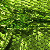 Pound A Metre 3 Metre 3 Metre Premium Mermaid Lycra Jersey 55" Wide  (Green)