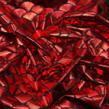 Pound A Metre 3 Metre 3 Metre Premium Mermaid Lycra Jersey 55" Wide  (Red)