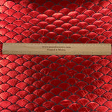 Pound A Metre 3 Metre 3 Metre Premium Mermaid Lycra Jersey 55" Wide  (Red)