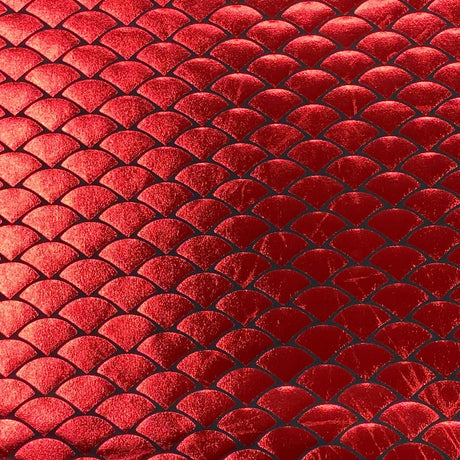 Pound A Metre 3 Metre 3 Metre Premium Mermaid Lycra Jersey 55" Wide  (Red)