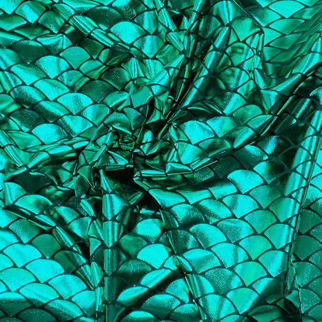 Pound A Metre 3 Metre 3 Metre Premium Mermaid Lycra Jersey 55" Wide  (Teal)