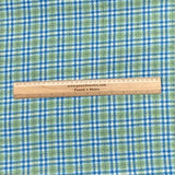 Pound A Metre 3 Metre Premium Poly Wool Fabric - 55"-  (Blue & Green)