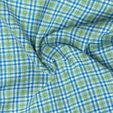 Pound A Metre 3 Metre Premium Poly Wool Fabric - 55"-  (Blue & Green)