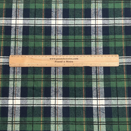 Pound A Metre 3 Metre Premium Poly Wool Fabric - 55"-  (Bottle Green)