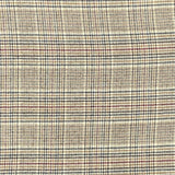 Pound A Metre 3 Metre Premium Poly Wool Fabric - 55"-  (Brown Checks)