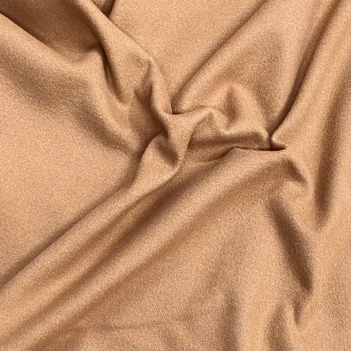 Pound A Metre 3 Metre Premium Poly Wool Fabric - 55"-  (Brown)
