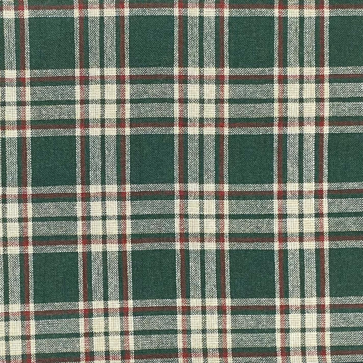 Pound A Metre 3 Metre Premium Poly Wool Fabric - 55"-  (Green, Beige & Red)