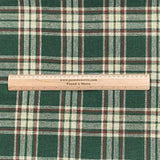 Pound A Metre 3 Metre Premium Poly Wool Fabric - 55"-  (Green, Beige & Red)