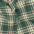 Pound A Metre 3 Metre Premium Poly Wool Fabric - 55"-  (Green, Beige & Red)