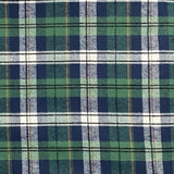 Pound A Metre 3 Metre Premium Poly Wool Fabric - 55"-  (Green, Blue & White)