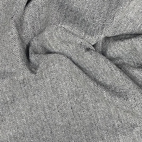 Pound A Metre 3 Metre Premium Poly Wool Fabric - 55"-  (Houndstooth)