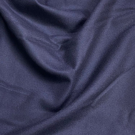 Pound A Metre 3 Metre Premium Poly Wool Fabric - 55"-  (Navy) (EOL)