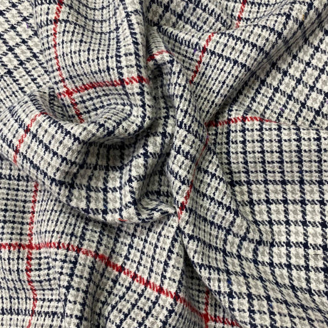 Pound A Metre 3 Metre Premium Poly Wool Fabric - 55"-  (Red)