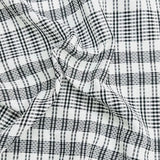 Pound A Metre 3 Metre Premium Poly Wool Fabric - 55"-  (White & Black)