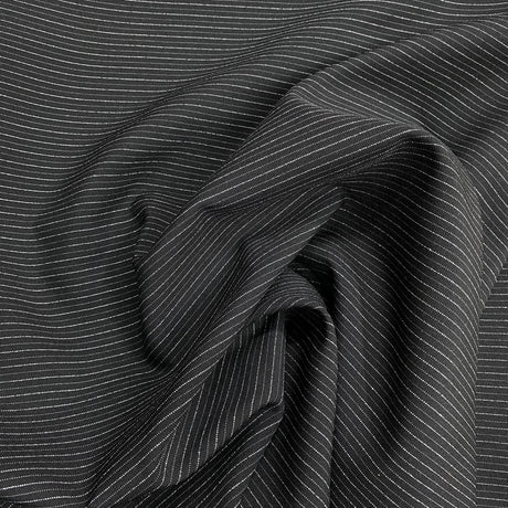 Pound A Metre 3 Metres 3 Metre Premium Stripe Suiting 55"  (High Street 21)