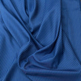Pound A Metre 3 Metres 3 Metre Premium Stripe Suiting 55"  (Navy Stripe) (WOWZA)