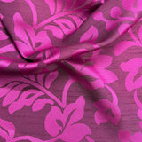 Pound A Metre 3 Metre Premium Textured Jacquard - 55" Wide  (Wine)
