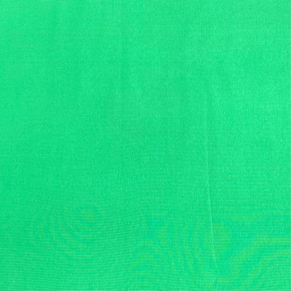 Pound A Metre 3 Metres 3 Metre Soft Cuffing Ribbing Fabric - 22" Wide (Green)