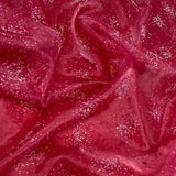 Pound A Metre 3 Metre 3 Metre Soft Diamante Organza -55" Wide (Maroon)