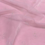 Pound A Metre 3 Metre 3 Metre Soft Diamante Organza -55" Wide (Pink)