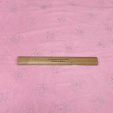 Pound A Metre 3 Metre 3 Metre Soft Diamante Organza -55" Wide (Pink)