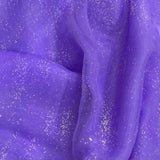 Pound A Metre 3 Metre 3 Metre Soft Diamante Organza -55" Wide (Purple)