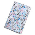 Pound A Metre 3 Metre 3 Metre Soft Printed Organic Cotton- 45" Wide (Anchors Grey)