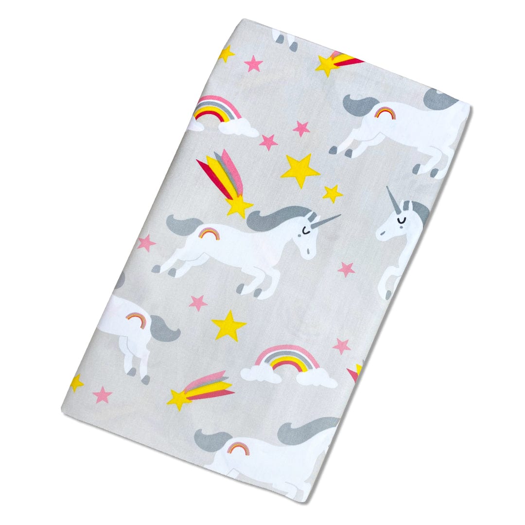Pound A Metre 3 Metre 3 Metre Soft Printed Organic Cotton- 45" Wide (Unicorn Grey)
