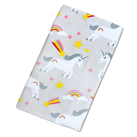 Pound A Metre 3 Metre 3 Metre Soft Printed Organic Cotton- 45" Wide (Unicorn Grey)