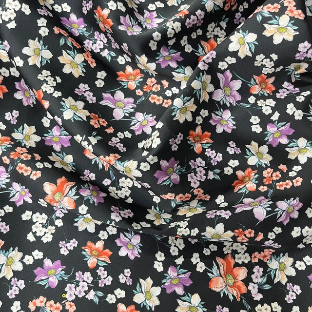 Pound A Metre 3 Metre Solara Crepe Fabric – 55" Wide (Flower Pot)
