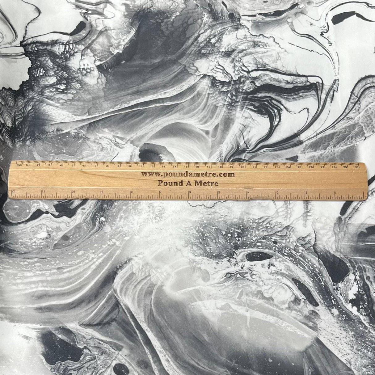 Pound A Metre 3 Metre Solara Crepe Fabric – 55" Wide (Marble)