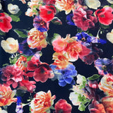 Pound A Metre 3 Metre Solara Crepe Fabric – 55" Wide (Night Garden)