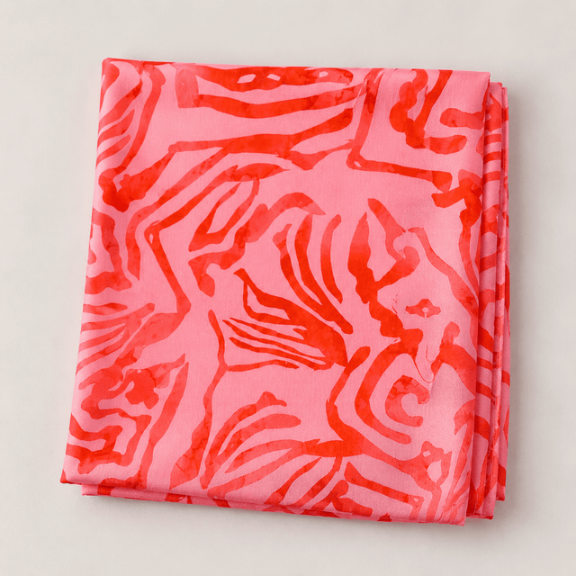 Pound A Metre 3 Metre Solara Crepe Fabric – 55" Wide (Pink Watercolour)