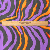 Pound A Metre 3 Metre Solara Crepe Fabric – 55" Wide (Purple & Orange)